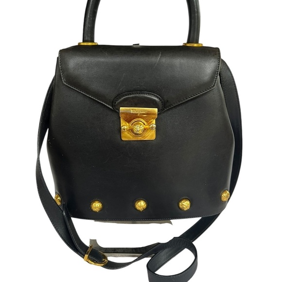 Gorgeous 2-Way Black Ferragamo - Picture 2 of 12